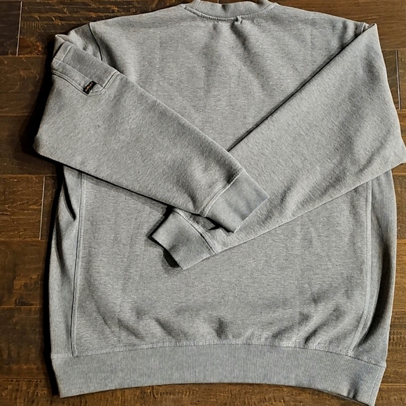 Ariat Men's Rebar Gray and Orange Crewneck Sweatshirt sz xl - Picture 7 of 11